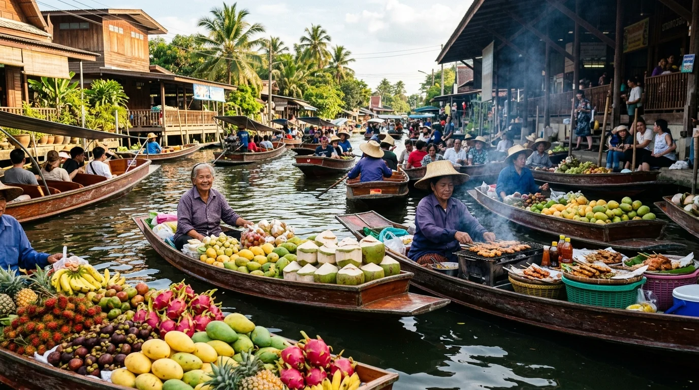 Khlong Lat Mayom Floating Market Bangkok