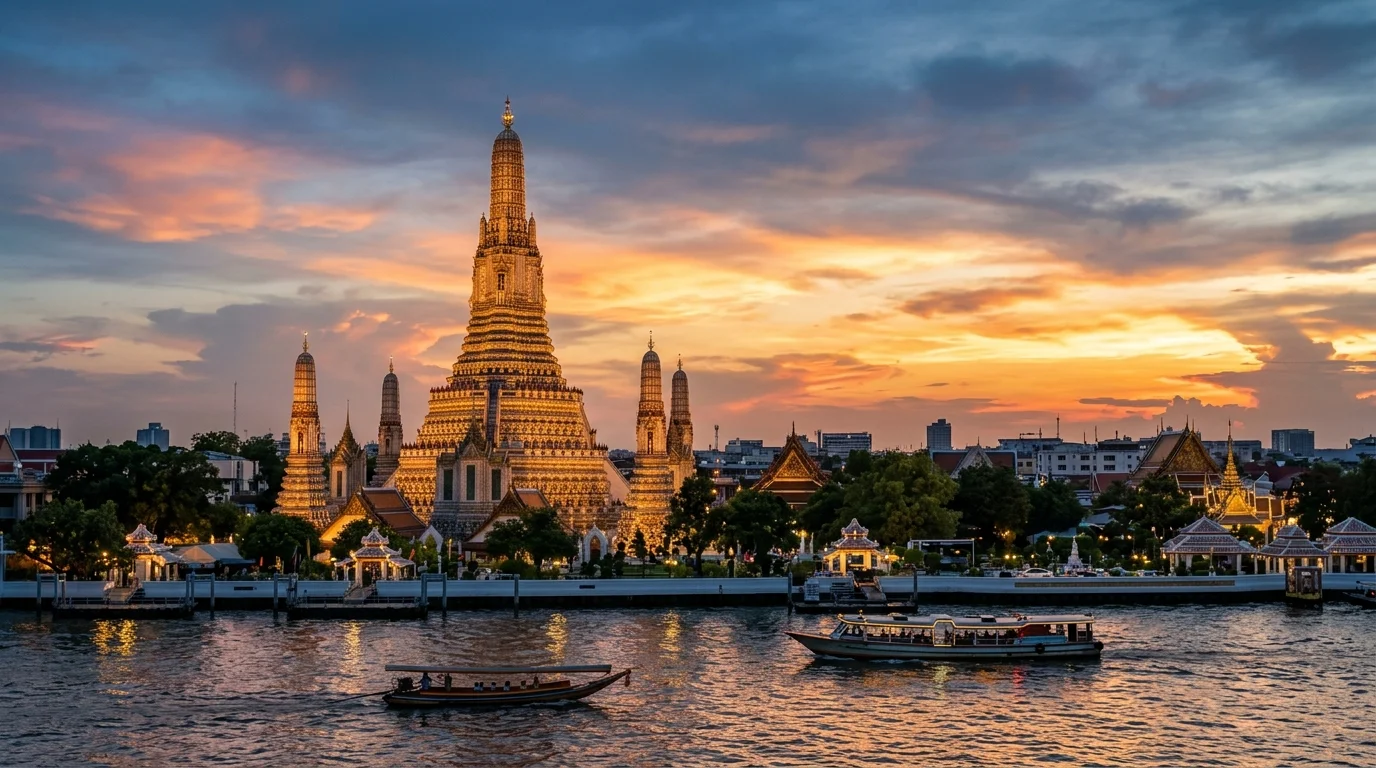 Wat Arun Sunset Bangkok