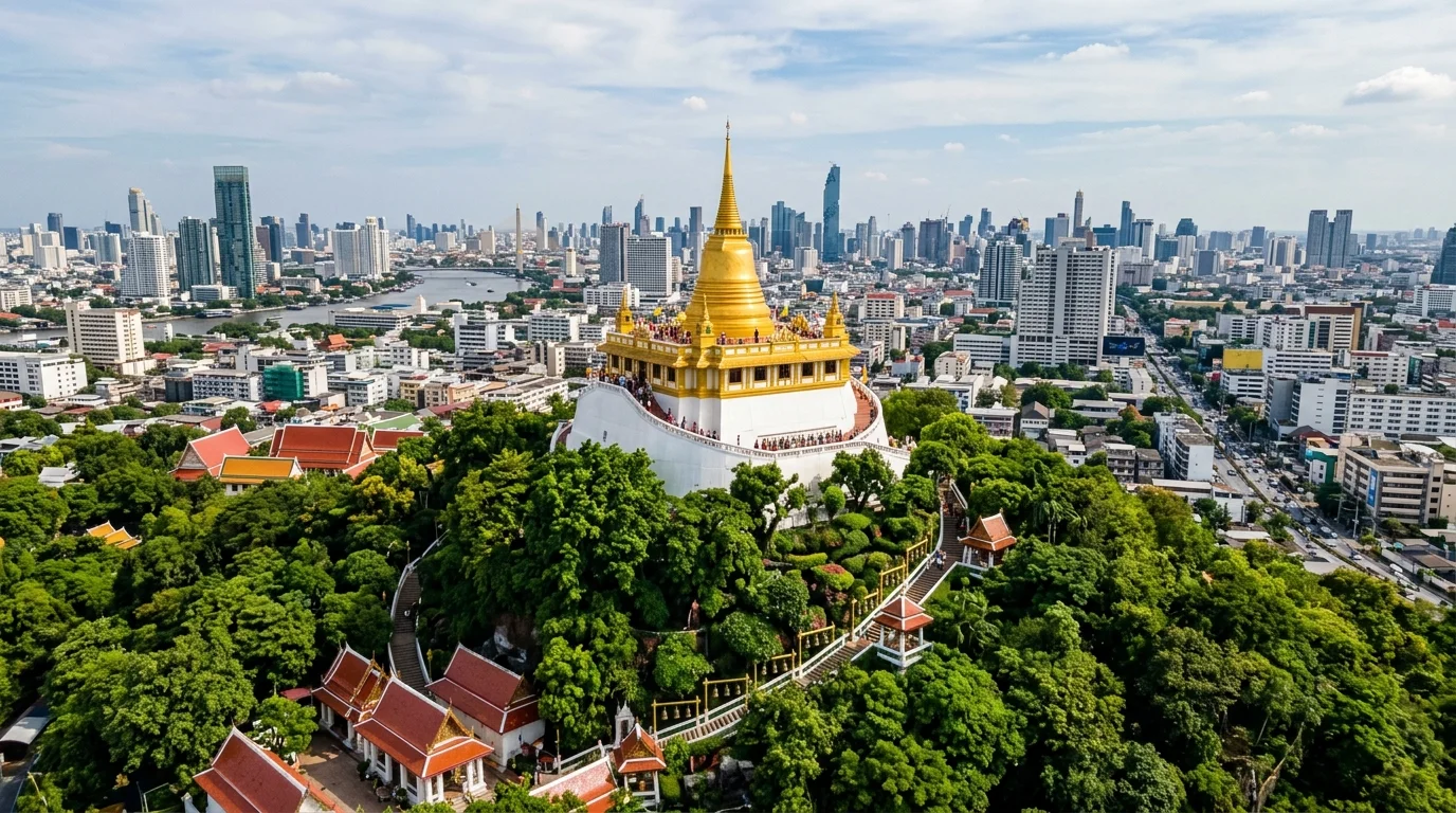 Wat Saket Golden Mount Bangkok