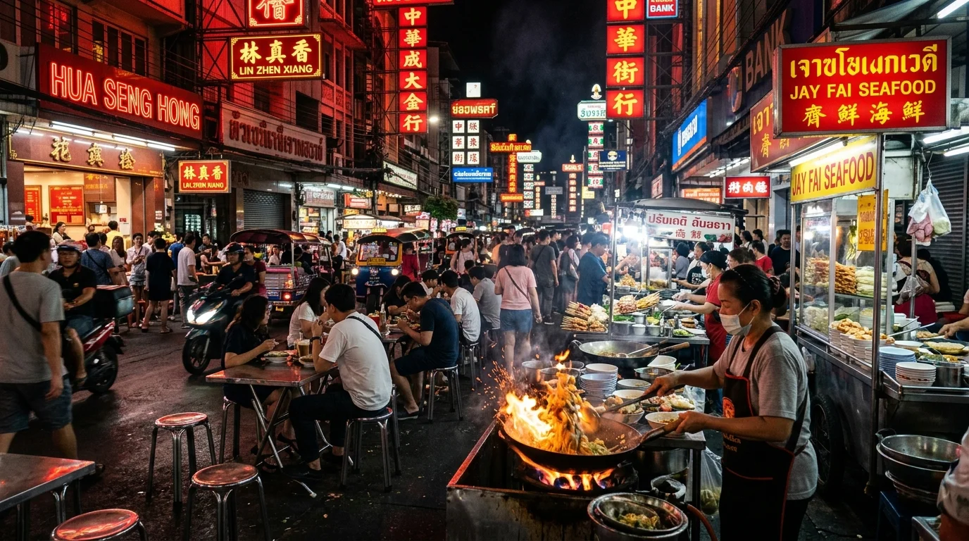 Yaowarat Chinatown Street Food Bangkok